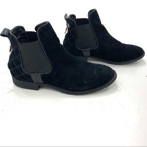 Steve Madden | Black Suede Ankle Booties | Size 9